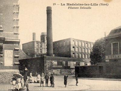Photo ancienne de la filature Delesalle © Archives municipales - Fonds Christian Janssens